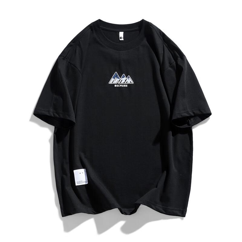 JIAOXIU Men s Loose Fit Short Sleeve T-Shirt M