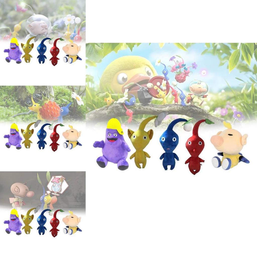 Adorable Plush Ice Pikmin All Star Doll For Kids Soft Cuddly Toy Collection