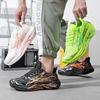 Color Couple Running Shoes New Carbon Plate Shock Absorption Ultra-light Men's and Women's Sports Shoes Student Military Training Breathable Shoes