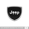 Car Personalized Decor Sticker Silver Shield Shape Emblem For Jeep Cherokee Patriot Liberty Wrangler JK JL Commander ALZ1