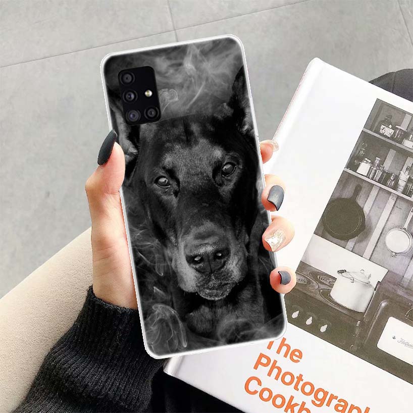 Doberman Dog Phone Case Cover For Samsung Galaxy A13 A14 A15 A16 A17 A53 A54 A55 A56 A33 A34 A35 A36 A23 A24 A25 A26 A05S Galaxy