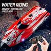 High-speed Remote Control Boat with Waterproof Illuminated 25KM/H RC Speedboat Outdoor Water Electric Toys for Children Kid Gift