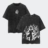 Dragon Ball Z Washed Oversized T-Shirt Cotton Short Sleeve Men Women Loose Large Casual Sports Fitness T-Shirt Men's Harajuku Clothing