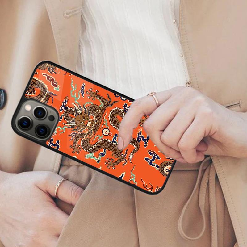 Dragon Pattern Magnetic Phone Case For APPLE iPhone 17 Air 16 14 13 12 Pro Max 15 Plus Wireless Charge With MagSafe Cover