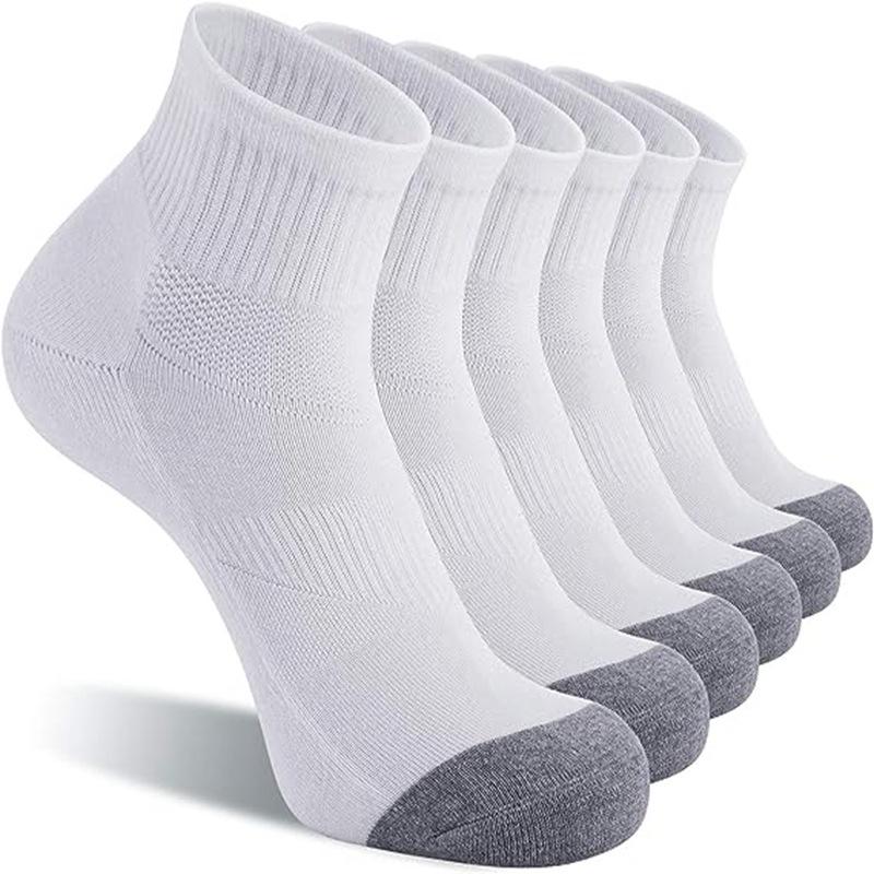 

Anti-Slip Air Cushion Mid-Calf Terry Bottom Sports Ankle Socks - Plus Size Professional Basketball Men s Long Socks One size 39-47