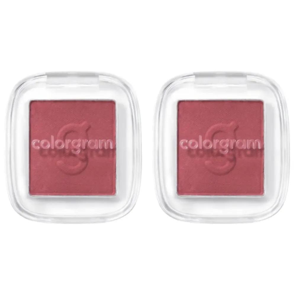 Colorgram Single Cube Eyeshadow Matte 15 Angma Red x2