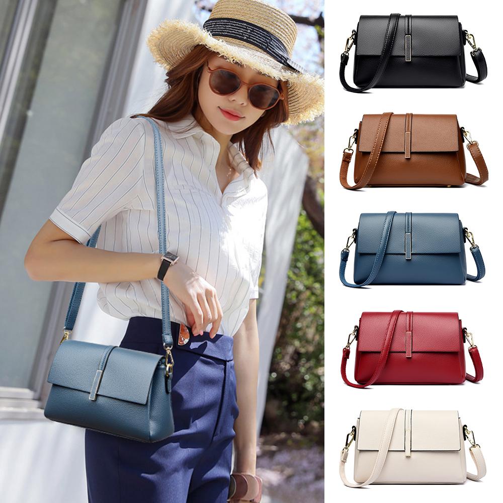 

Классические женские сумки через плечо из искусственной кожи, женские сумки через плечо в стиле ретро Black