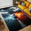 Soccer Storm Living Room Nonslip Area Rug Soft Carpet For Bedroom Game Playroom Sofa Office Home Decor Doormat Christmas Gift C9302814
