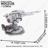 MOOXI Star Wars Mech Veicolo Cannone Carro Armato Armi Nave da Trasporto Soldati Modello Mattoncini Fai da Te Blocchi da Costruzione Assemblati Giocattolo per Bambini