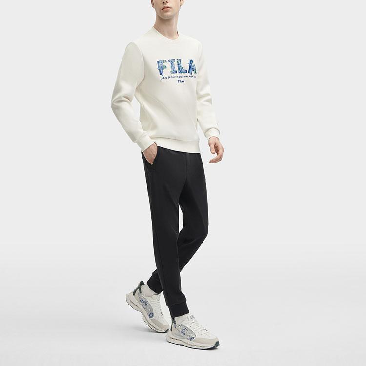New FILA x V&A Sweatshirt Men's White F11M418219F-WT
