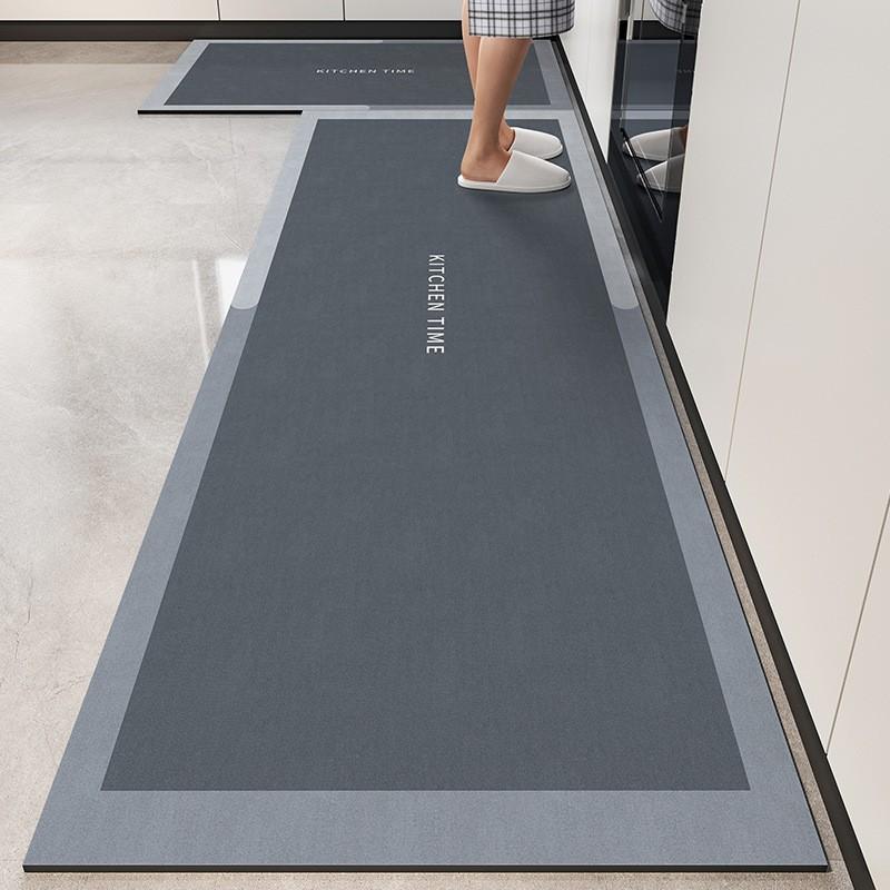 Silica Diatomite Kitchen Mat Non-Slip Water Resistant Oil Proof Floor Rug Bathroom Easy Clean