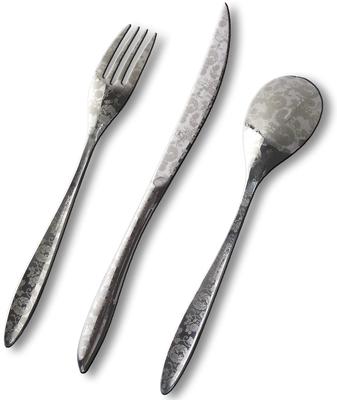 Nagao IKI Dinner Cutlery 3 Stainless Wooden Made In Japan Set, Phoenix, Pieces, 18-8 Steel, Box,