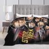 Stars Treks Groups Super Warm Blankets Starfleet Movie Travel Plush Throw Blanket Couch Chair Flannel Bedspread Sofa Bed Cover