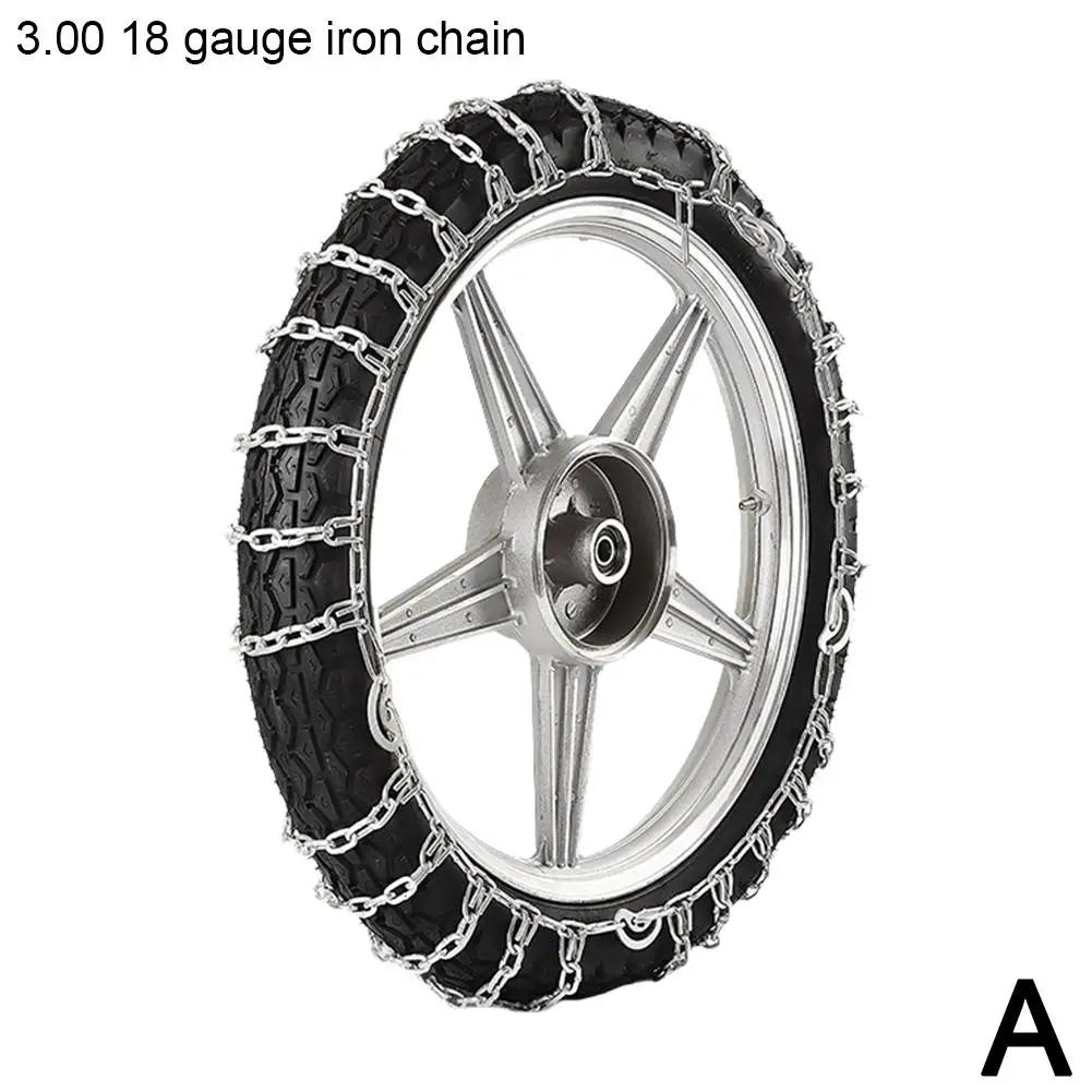 Universal Motorcycle & Scooter Anti-skid Chain, 30017 & Breaking, Ice Design Snow Encrypted Tire Bold Anti-slip, T1E1