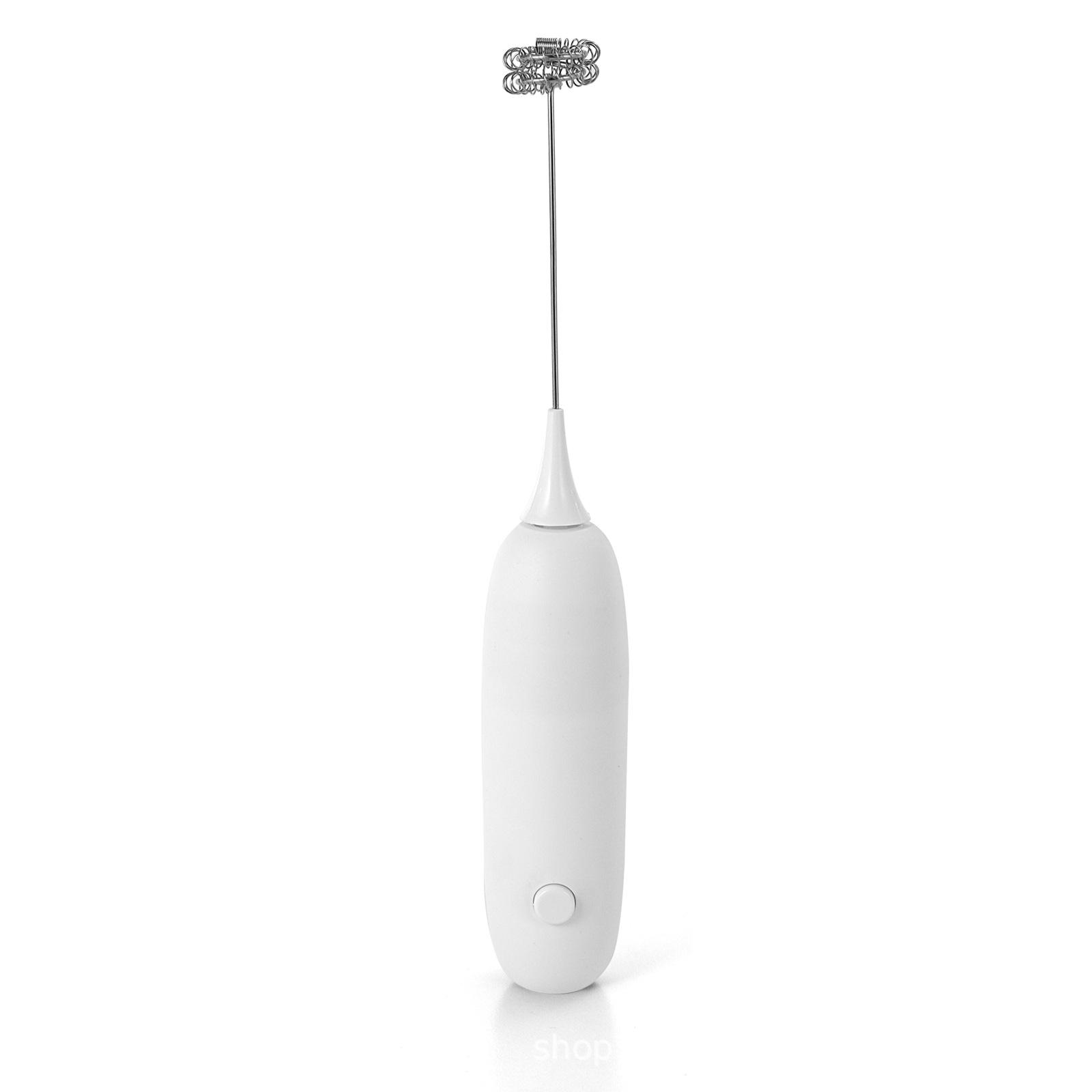 

Wireless Electric Milk Frother & Egg Beater: Perfect for Coffee, Hot Chocolate, & Milkshakes Battery-powered Frother білий