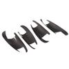 4x For Mercedes C E GLK CLA Class W212 X204 Carbon Fiber Door Handle Bowl Cover