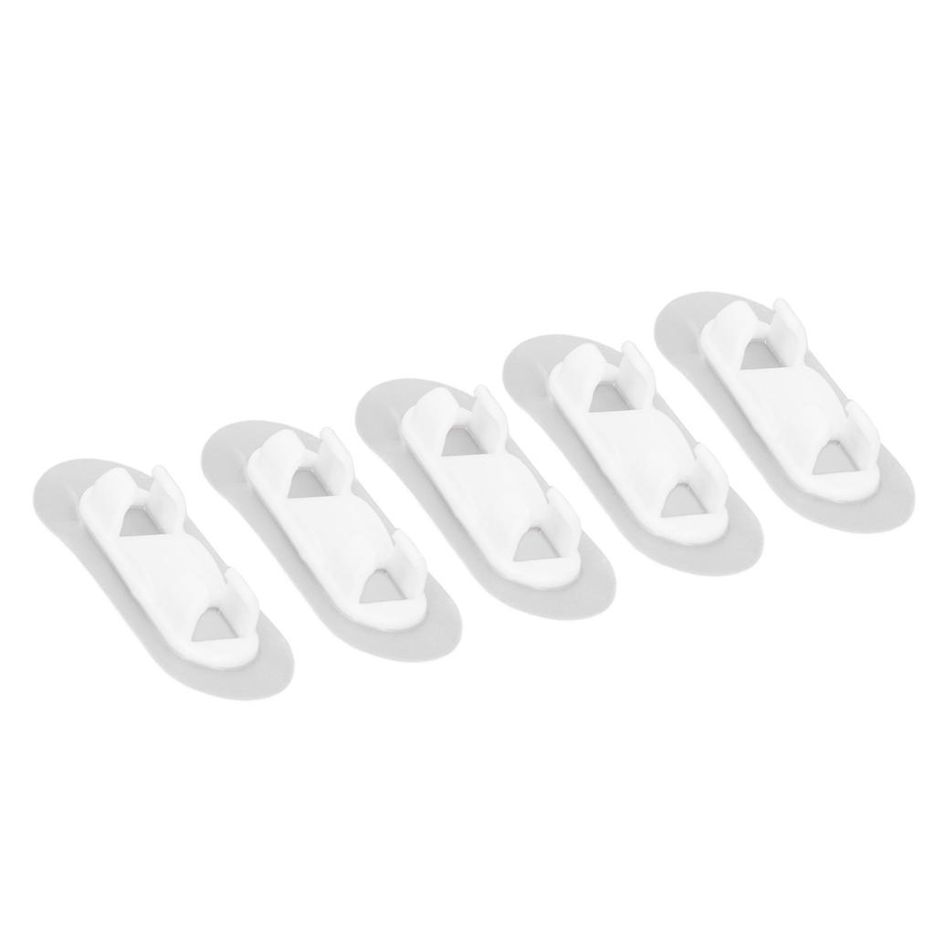 40Pcs Adhesive Cable Clips Punch Adhesive Wire Holders Cord Clips for Home Car Desk