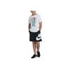 Nike Letter Logo Print Lace-Up Casual Shorts Kids shorts Black White 939610-010