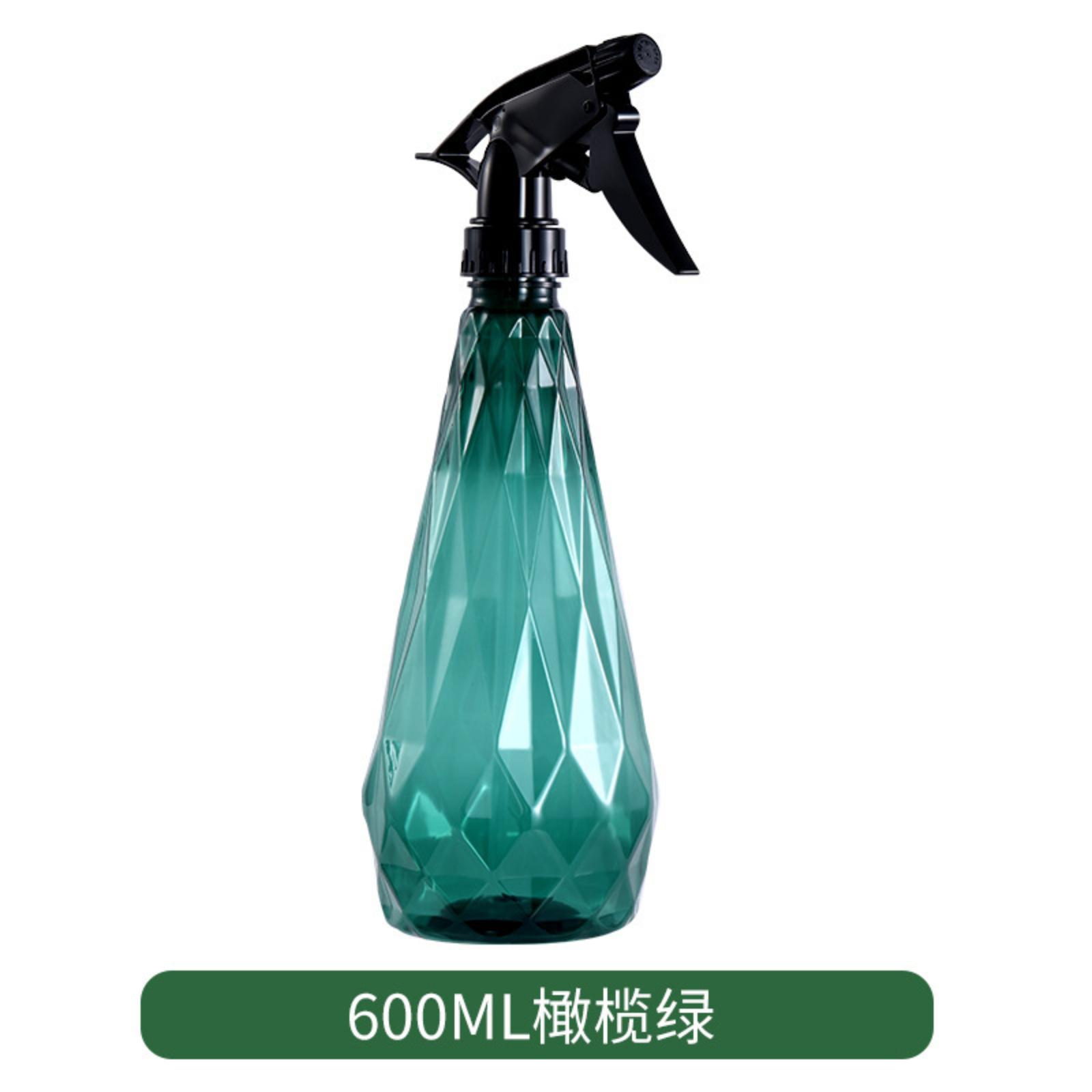 600ML Capacity Plastic Spray Bottle with Adjustable Nozzle Pressure Sprayer for Gardening Cleaning and Household Use Durable Mist Sprayer One Size зелёный