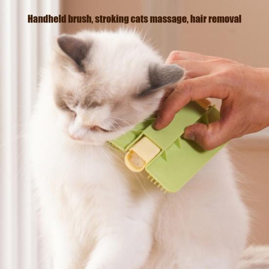 

Щетка для самостоятельного вычесывания кошек, средство для предотвращения выпадения шерсти, настенная угловая массажная расческа для кошек, щетка-царапка для домашних кошек жёлтый