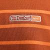 Nike Striped Round Neck Casual Short Sleeve T-Shirt Men Tops Orange FB8130-246