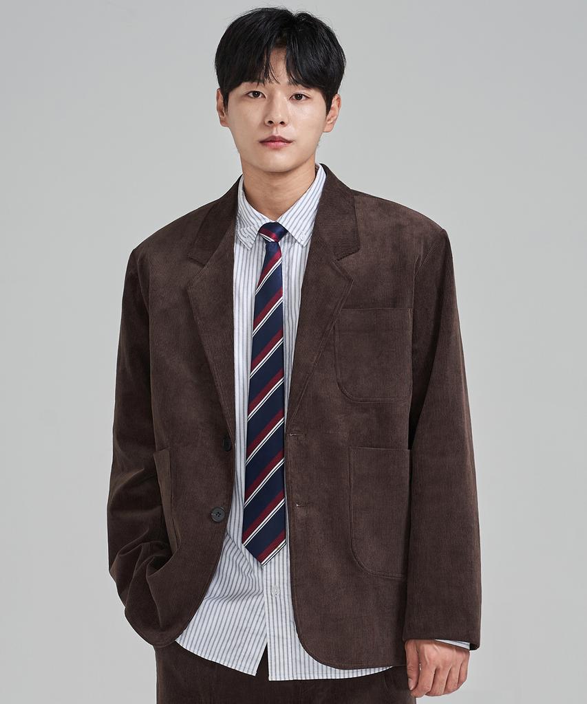 Prairie Corduroy Blazer (Brown)