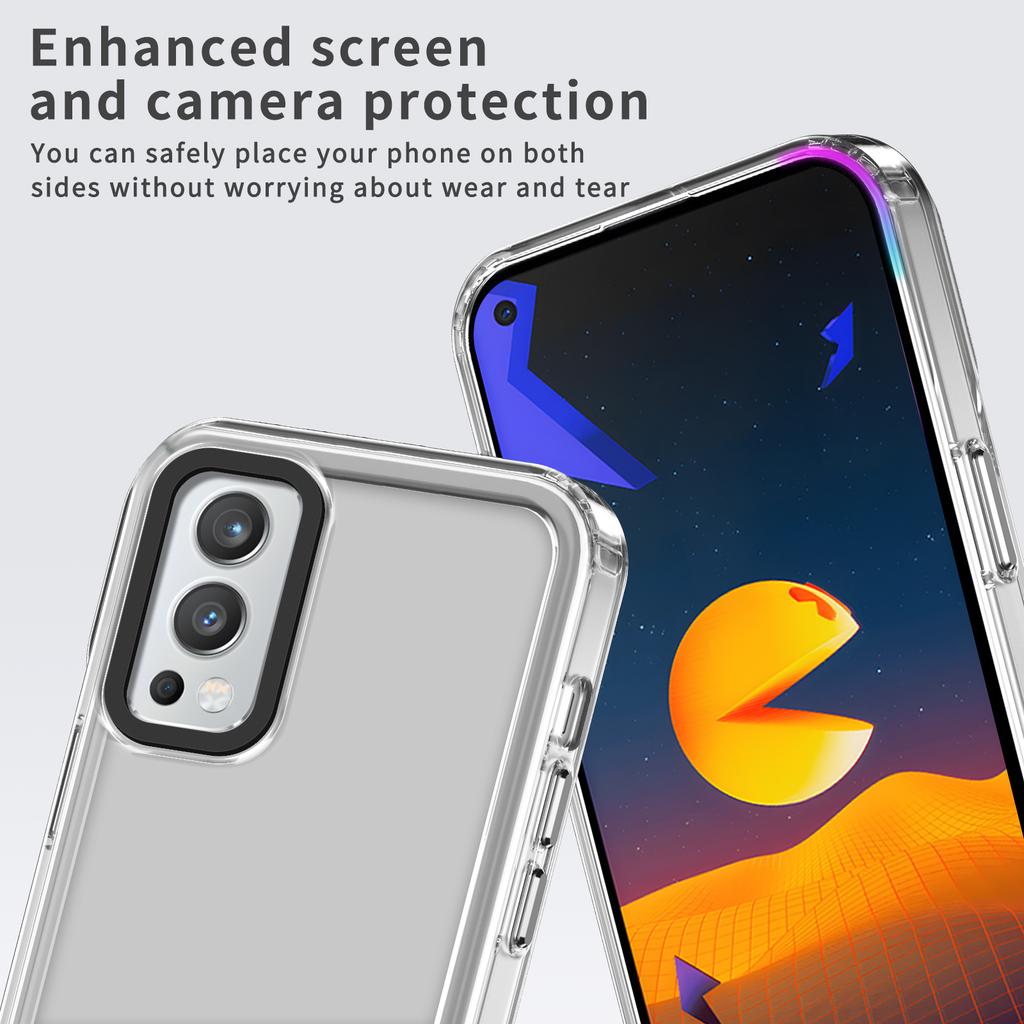 For OnePlus Nord 2 5G Case PC+TPU Impact Resistant Smart Phone Cover