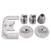 Marine Aluminum Anode Kit CMBRAVO3KITA Oxidation Resistant High Strength Boat Anode Kit Replacement for Bravo III