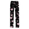 Womens Pajama Pants Sleepwear Casual Drawstring Elastic Waist Pants Comfy Straight Yoga Loose Trousers