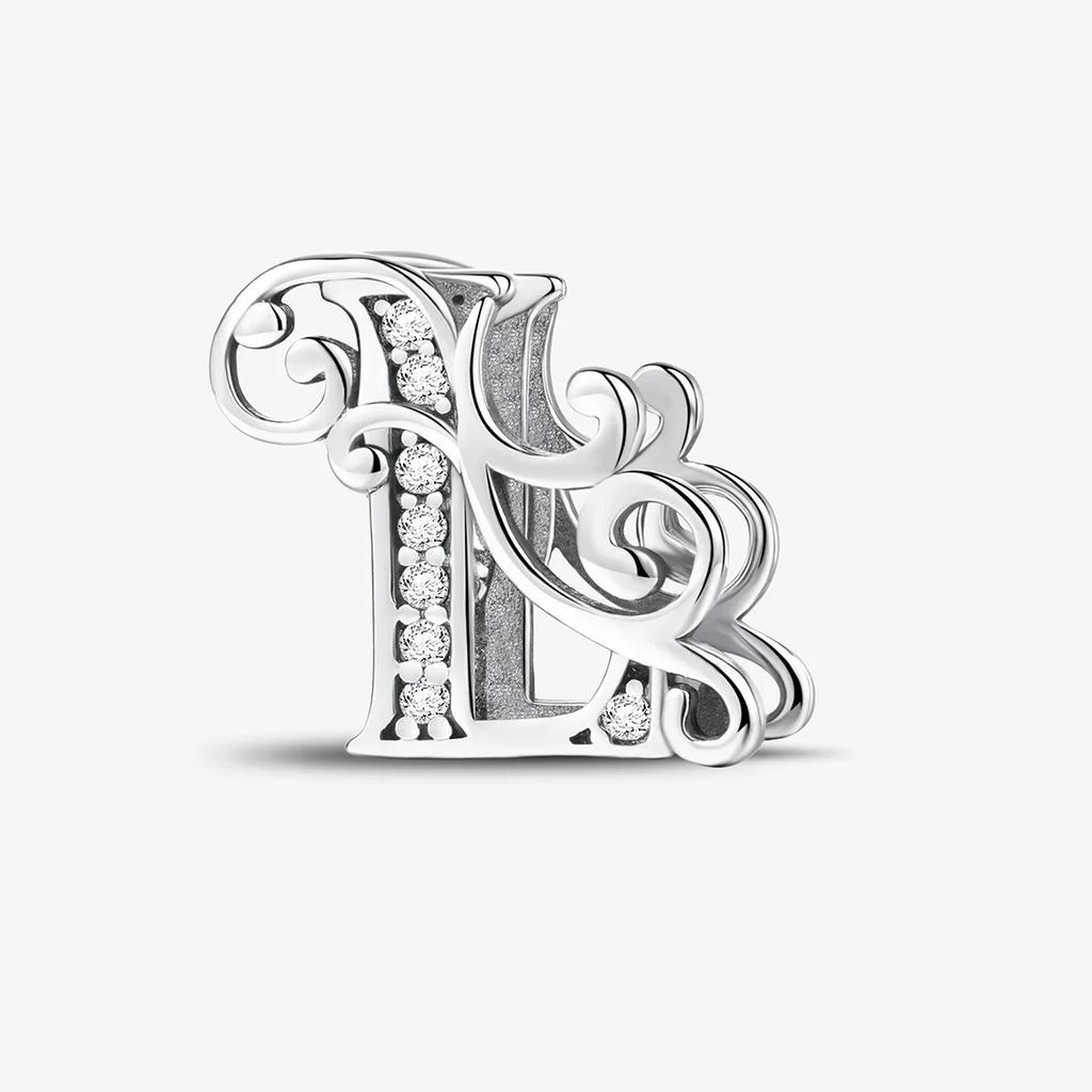 Kupfer Englische Buchstaben Anhänger Perlen Passen Original Pan DIY Armbänder Machen Geschenk Von Hoher Qualität Feiner Schmuck