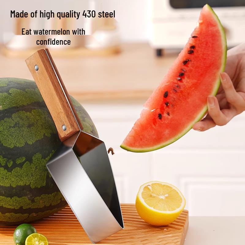 Triangular Watermelon Slicer & Fruit Knife - Stainless Steel Divider Tool