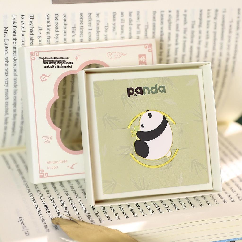 Panda Metal Bookmark with Tassel - Classic Chinese Style, Palace Museum Cultural Souvenir