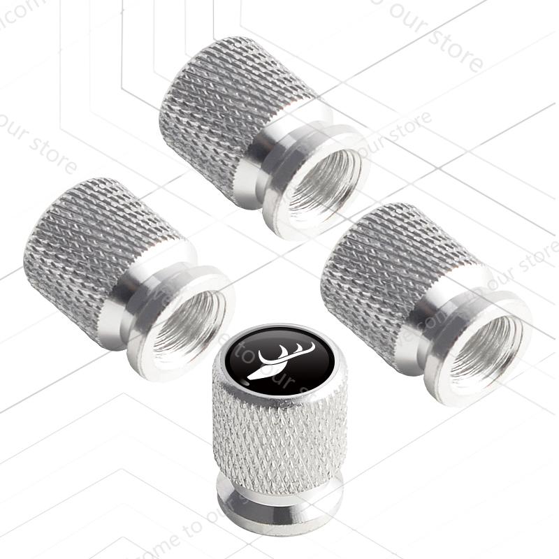 

4Pcs/Set For Hirsch LOGO Badge Aero Scania 93 94 95 99 97 9000 Excelle Regal Lacrosse Car Wheel Tire Valve Caps Tyre Stem Covers