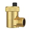 Automatic Quick Bleeder G1/2 Brass Bleed Valve Bleeder External Thread Pressure Relief Valve For Water Heating HVAC System