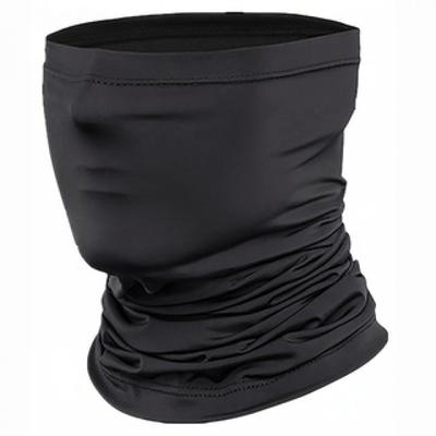 1 pièce Écharpe de sport multifonctionnelle noire Masque facial - Coupe-vent, anti-poussière, résistant au soleil, respirant et confortable pour le cyclisme, le ski