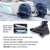 Marine Hydrofoil Stabilizer Outboard Boat ABS Plastic Steering Boat Control For Outboards Stern Drives 30HP-300HP Engine Black