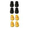 4 Pieces 7/8inch Rubber Cane Tips AntiSlip Base Replacement Professional for Uneven or Loose Ground Wear Resistant Thick