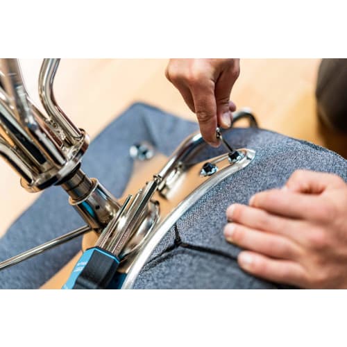 Hazet 2105LG/9H Hex Key Set, 9-Piece L-Wrench Set with Ball Point, for Working In Tight Spaces, Nickel-Plated Finish, Includes Storage Case, Automotiv