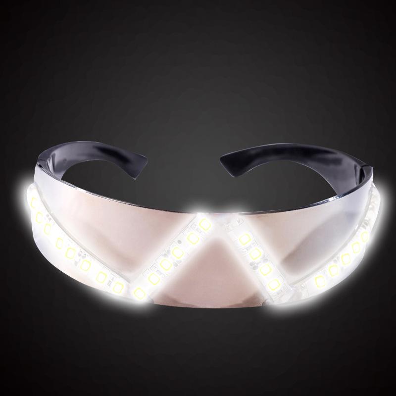 LED Light-Up Glasses & Gloves for Nightclubs, Bars, Concerts, and Street Dance Performances