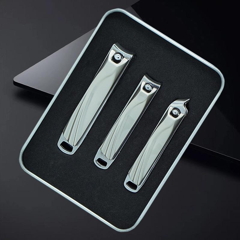 Luxury Stainless Steel Nail Clippers Set for Manicure & Pedicure with Portable Gift Box