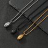Fashion Rugby Necklace For Men Stainless Steel American Football Pendant Chain Necklace Women Punk Sports Jewelry Accessories
