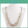 Geometric Necklace For Women With Zinc Alloy Pendant For Wedding And Travel Gift