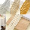 25m Length 4cm Width Cotton Lace Fabric Trim DIY Craft Cross Hollow Out Tassel Trim Clothing Decor Fringe Trim for dress