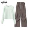MJ STYLE Women's Cooling Sun-Protective 2-Piece Sport Set
