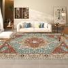 Persian Retro Carpet Living Room Big Size Non-slip Bedroom Decoration Rug Non-slip Mat for Kids Easy Cleaning Machine Washable