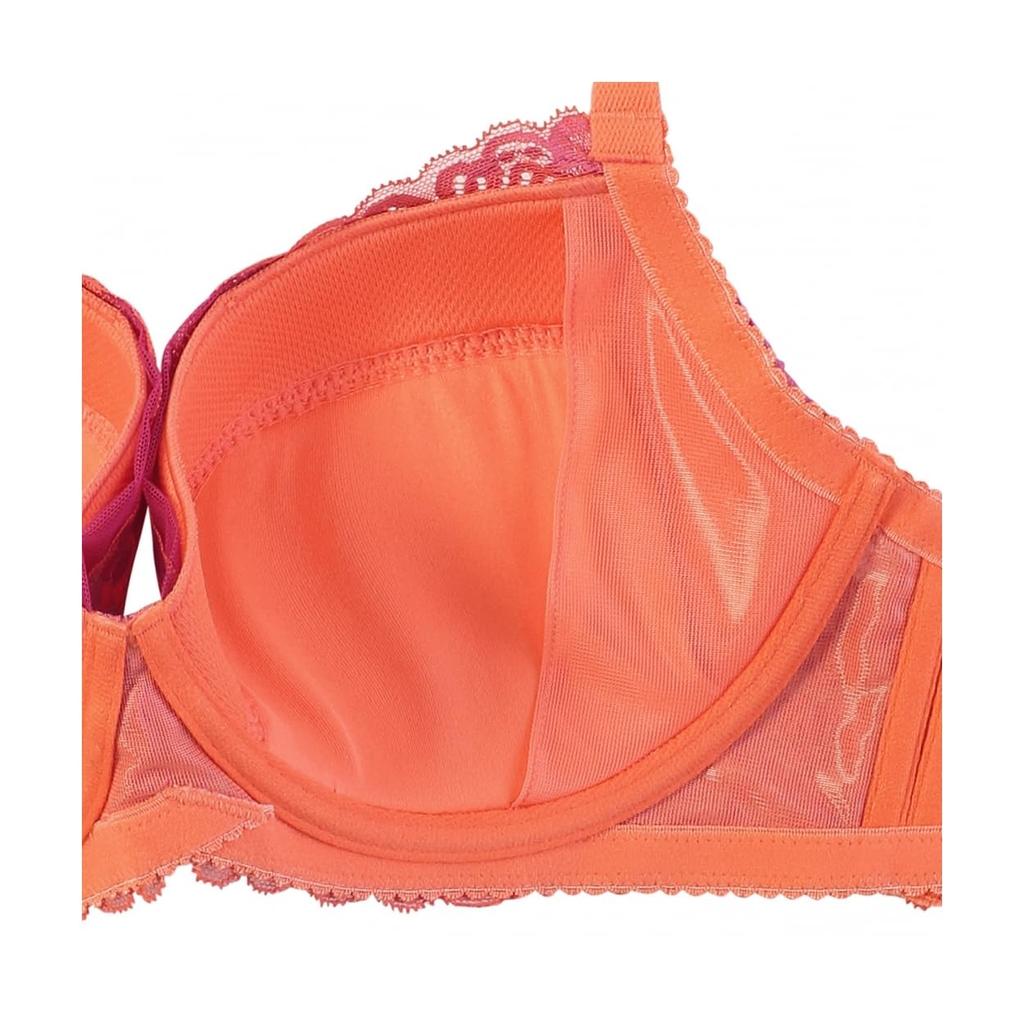 AMOSTYLE Charming Bra Retro Pop G65 Size Glamor(R)(Large) (No Pads) M021(Violet)