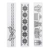 9Pcs Concave Convex Paper Craft Dies Plastic Material DIY Embossing Template  Handcraft Decoration