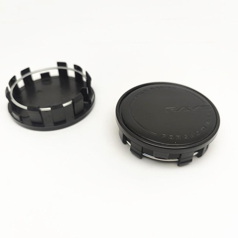 ASW1 4pcs 54mm 50mm Wheel Center Caps Hub W Work Rays Volk Racing Car Styling Rims Cover Emblem Badge