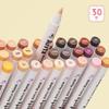Arrtx Acrylic Paint Skin Realistic Skin Brush for Illustrations and Suitable for Professionals and Beginners Markers, Tones, 30-Color Set, Tones,