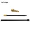 Golden Black Puppy Bulldog Dog Walking Cane Fashion Walking Stick Gentleman Luxury Crosier Knob Walking Stick 93cm